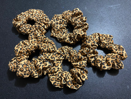 Cheetah/leopard scrunchie